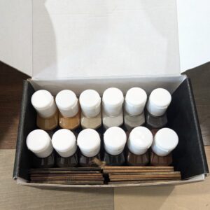 Designer Series Water Based Stain Sample Kit - 12 colors