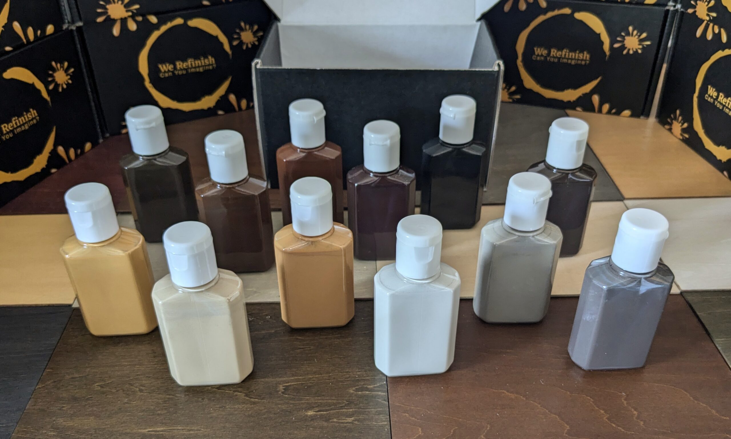 Designer Series Water Based Stain Sample Kit - 12 colors - Image 4