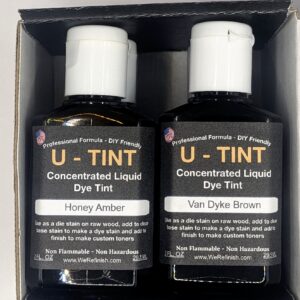 VERSA-COLOR Liquid Wood Dye Tint | Assortment 6 Color Set