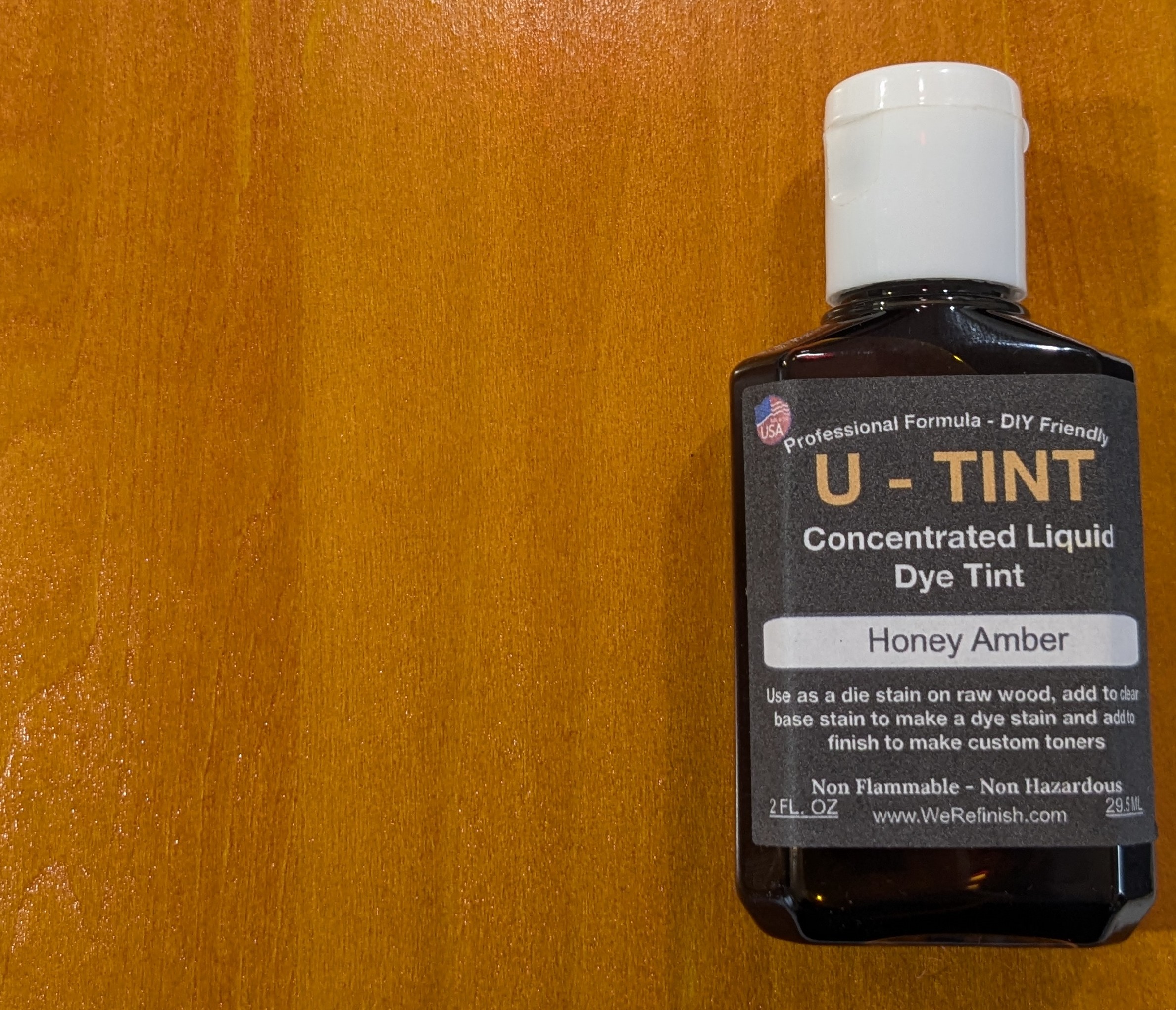 VERSA-COLOR Liquid Wood Dye Tint | Honey Amber