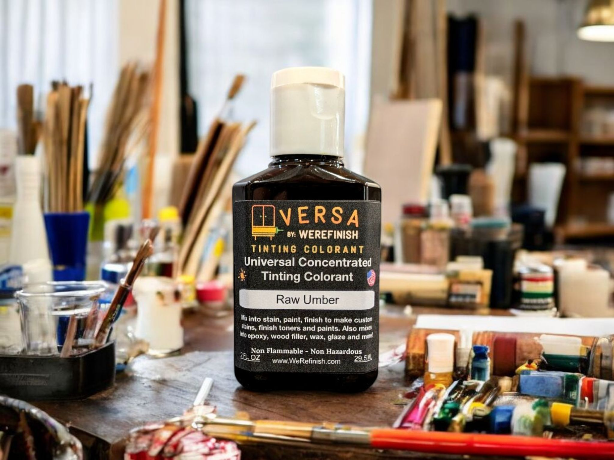 VERSA-COLOR Universal Tinting Colorant | Raw Umber | Dark Brown - Image 5
