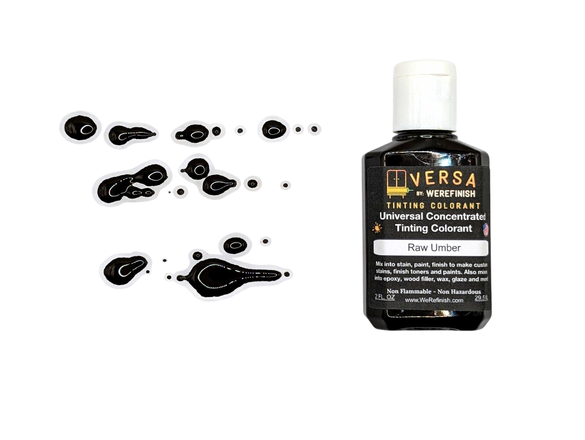 VERSA-COLOR Universal Tinting Colorant | Raw Umber | Dark Brown