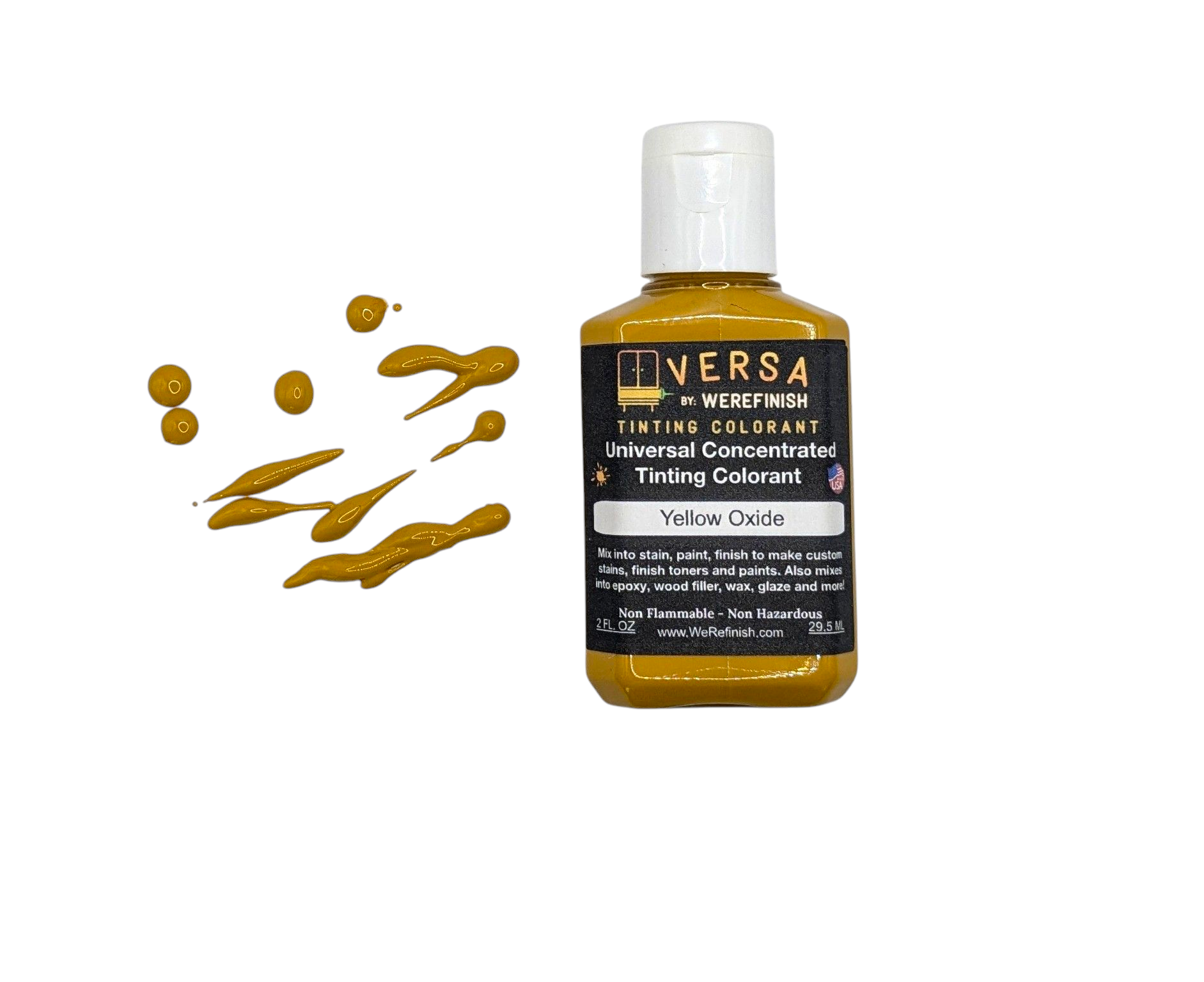 VERSA-COLOR Universal Tinting Colorant | Yellow Oxide | Raw Sienna