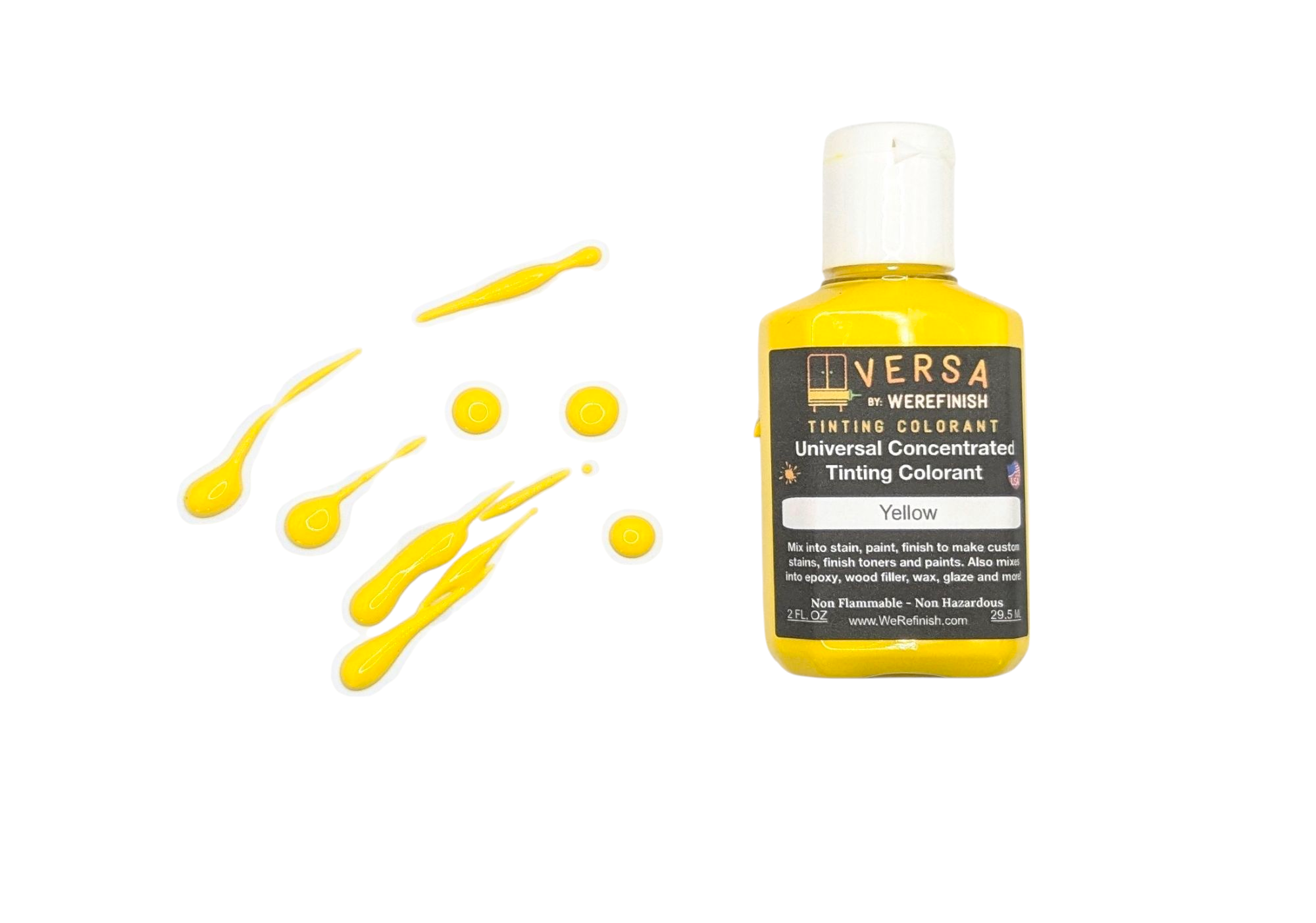 VERSA-COLOR Universal Tinting Colorant Set | 5 Color Monochromatic Set | Primary Colors - Image 5