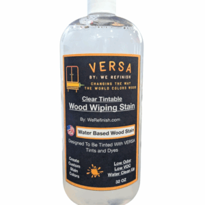 VERSA-COLOR Tintable Water Base Clear Wood Wiping Stain | NEXTGEN