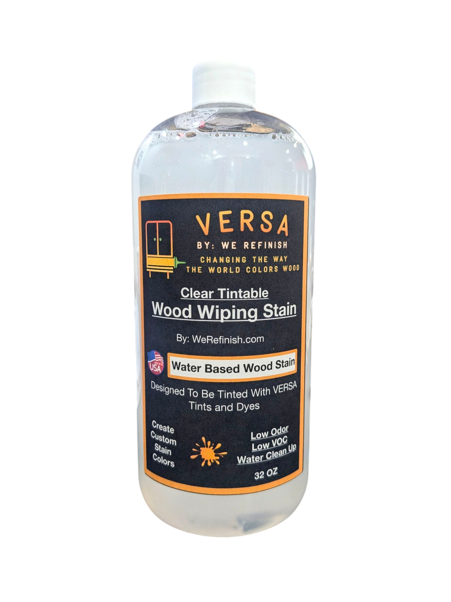 VERSA-COLOR Tintable Water Base Clear Wood Wiping Stain | NEXTGEN
