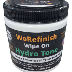 HYDRO TONE Wipe On Water Base Polyurethane Wood Toner  | Honey Amber