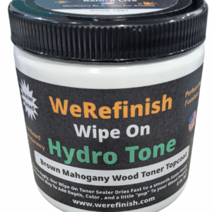 HYDRO TONE Wipe On Water Base Polyurethane Wood Toner | Brown Mahogany