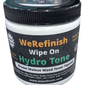HYDRO TONE Wipe On Water Base Polyurethane Wood Toner | Brown Walnut